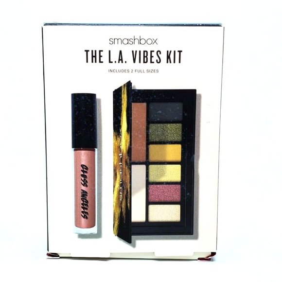 Smashbox Other - Smashbox LA Vibes Kit Cover Shot Eye Shadow Palette + Lip Gloss NIB NEW IN BOX